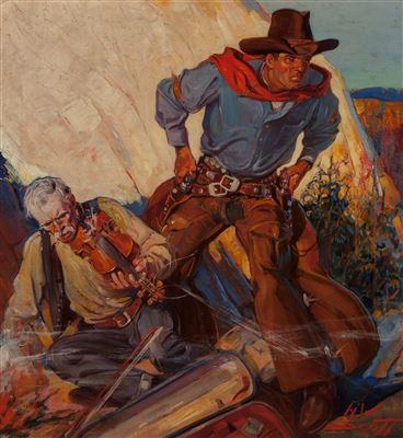 King Kolt, Wild West Weekly magazine cover by Howard Scott - Auction record, sale price, and art valuation. Compare with similar artists and explore comparable artworks.