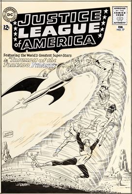 Murphy Anderson Justice League of America #17 Cover Original Art (DC, 1963)