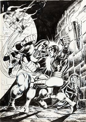 Dave Cockrum X-Men #102 Cover Original Art (Marvel, 1976)