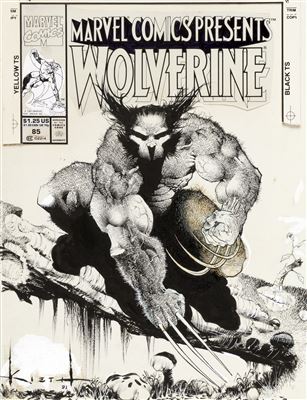 Sam Kieth Marvel Comics Presents #85 Cover Wolverine Original Art (Marvel, 1991)