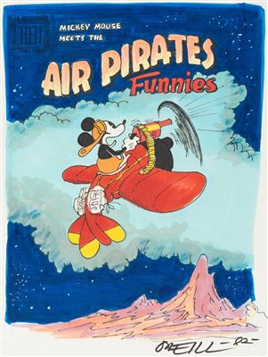 Dan O'Neill - Air Pirates Funnies Commission Sketch Original Art (1982) by Dan O'Neill - Auction record, sale price, and art valuation. Compare with similar artists and explore comparable artworks.