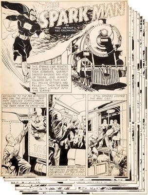 Sample artwork by Reg Greenwood (20th Century), known for comics - View similar artists and auction records
