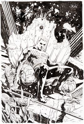 Don Kramer and Keith Champagne Aquaman #38 Original Cover Art (DC, 2006) by Don Kramer - Auction record, sale price, and art valuation. Compare with similar artists and explore comparable artworks.