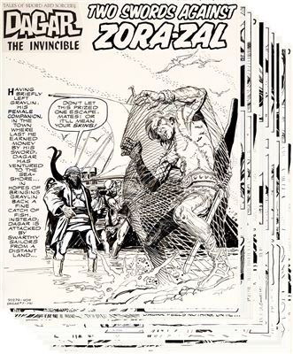 Jesse Santos Dagar the Invincible #7 Complete 25-Page Story (Gold Key, 1974)