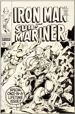 Sample artwork by Gene Colan (1926 - 2011), known for comic strip illustrator-adventure, penciler and inker - View similar artists and auction records
