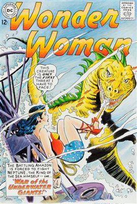 Mike Esposito Wonder Woman #146 Cover Recreation Original Art (undated)