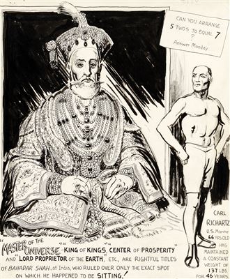 Robert Ripley Ripley's Believe it or Not! Daily Comic Strip Original Art dated 1-19-35 (King Features Syndicate, 1935) by Robert Ripley - Auction record, sale price, and art valuation. Compare with similar artists and explore comparable artworks.