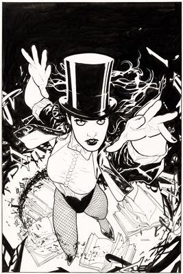 Ryan Sook Seven Soldiers: Zatanna #4 Cover Original Art (DC, 2005)