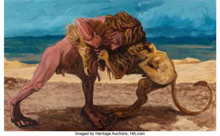 Hercules and the Nemean Lion