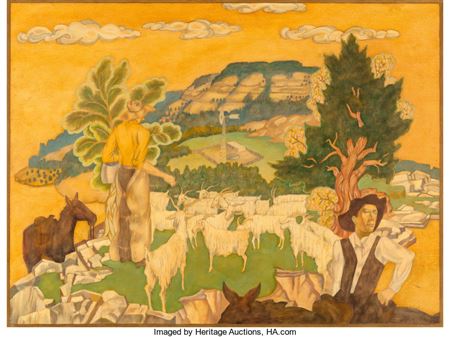 Angoria Country by James Buchanan Winn - Auction record, sale price, and art valuation. Compare with similar artists and explore comparable artworks.