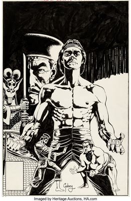 Paul Gulacy Master of Kung Fu #51 Cover Original Art (Marvel, 1977)