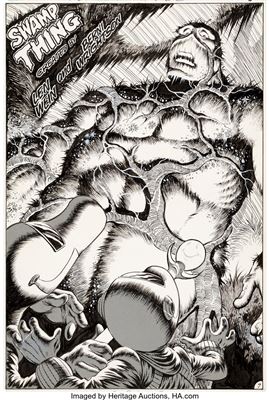 Shawn McManus Swamp Thing #32 Splash Page 7 Original Art (DC, 1985) by Shawn McManus - Auction record, sale price, and art valuation. Compare with similar artists and explore comparable artworks.