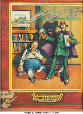 Sample artwork by Creig Flessel (Born 1912), known for illustration, cartoons - View similar artists and auction records