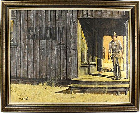 When Guns Were Law by Robert Crofut - Auction record, sale price, and art valuation. Compare with similar artists and explore comparable artworks.