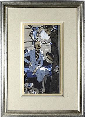 Sample artwork by Jay Hyde Barnum (1888 - 1962), known for illustrator-genre, figure - View similar artists and auction records