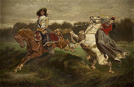 Reitendes Paar in Barocktracht by Otto Clemens Fikentscher - Auction record, sale price, and art valuation. Compare with similar artists and explore comparable artworks.