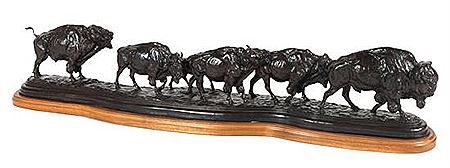 The Buffalo Trail by Richard Loffler - Auction record, sale price, and art valuation. Compare with similar artists and explore comparable artworks.