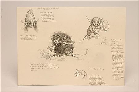STUDY FOR BOOK ILLUSTRATIONS by Jean Baptiste Monge - Auction record, sale price, and art valuation. Compare with similar artists and explore comparable artworks.