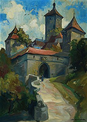 Blick auf eine Stadtmauer by Rudolf Warnecke - Auction record, sale price, and art valuation. Compare with similar artists and explore comparable artworks.