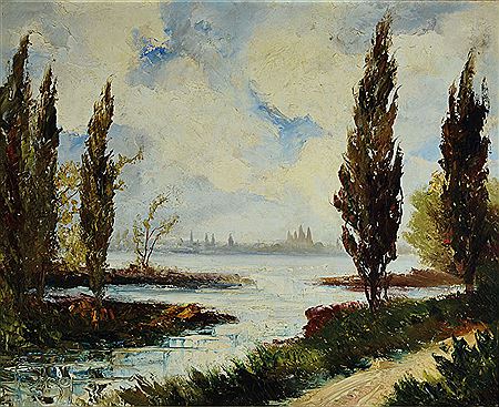Blick über den Rhein auf Speyer und den Dom by Karl Philipp Spitzer - Auction record, sale price, and art valuation. Compare with similar artists and explore comparable artworks.