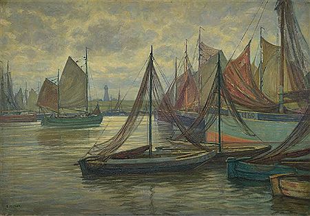 Harbor on the North Sea
