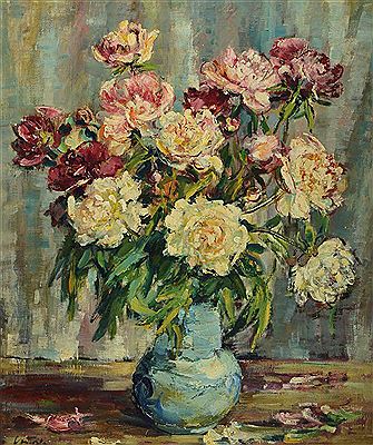 Still LIfe with Peonies