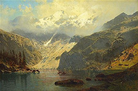 Norwegian fjord landscape