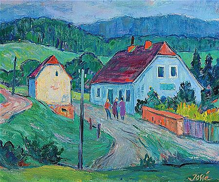 Palatinate Village view with Personen