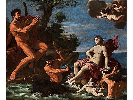 DIE SCHÖNE GALATEA WIRD VON POLYPHEM BESUNGEN