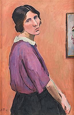 Portrait maman, blouse violette 1919