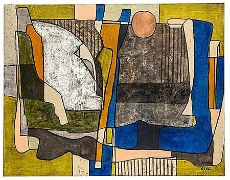 Composition aux enfants by Andre Teleki - Auction record, sale price, and art valuation. Compare with similar artists and explore comparable artworks.