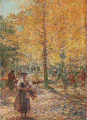 Le marché aux fleurs à Vérone.