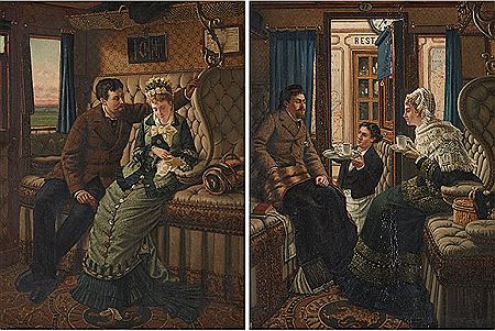 "Le voyage de noce (le départ)" et "Le voyage de noce (le retour)".(2)