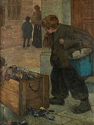 Le petit maraudeur. by Constant De (Eugene) Busschere - Auction record, sale price, and art valuation. Compare with similar artists and explore comparable artworks.