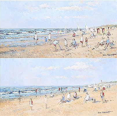 Scènes de plage.