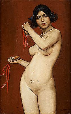 Joueuse de castagnettes nue