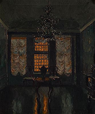 Intérieur en contre-jour