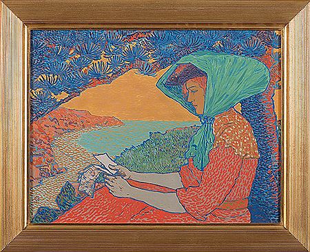 "La lecture au rocher"