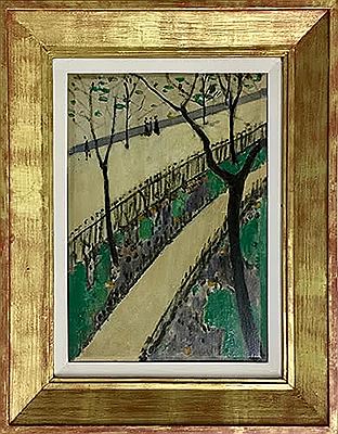 In London by Raymond Francis McIntyre - Auction record, sale price, and art valuation. Compare with similar artists and explore comparable artworks.