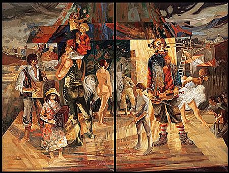 "La parade dérisoire" (Dyptique) by Jean Abadie - Auction record, sale price, and art valuation. Compare with similar artists and explore comparable artworks.