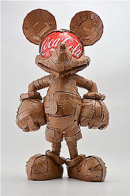 Mickey with Coca-Cola eyes
