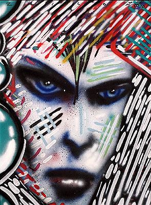 Sample artwork by Zilon (Born 1954), known for street art painting - View similar artists and auction records