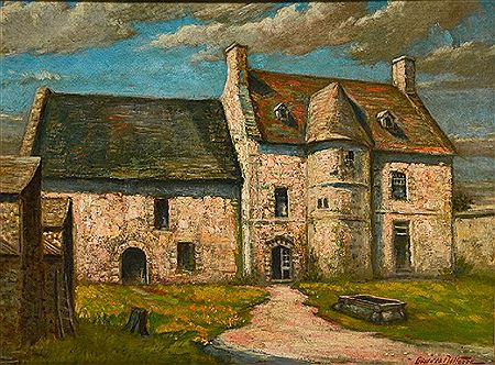 Jacques Cartier Manor by Georges Marie Delfosse - Auction record, sale price, and art valuation. Compare with similar artists and explore comparable artworks.