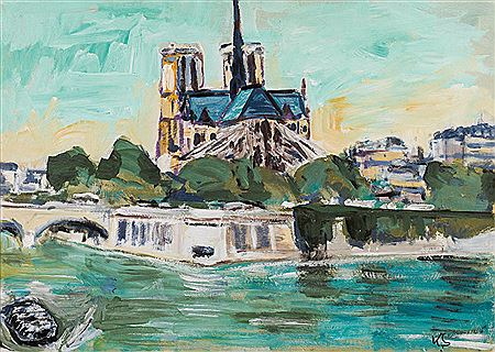Sample artwork by Kurt Eugen Schmidt (1917 - 1985), known for still life, portrait, figure, landscape painting - View similar artists and auction records