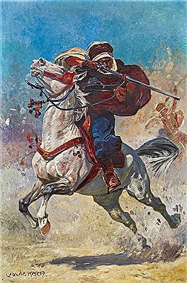 An Arab horseman