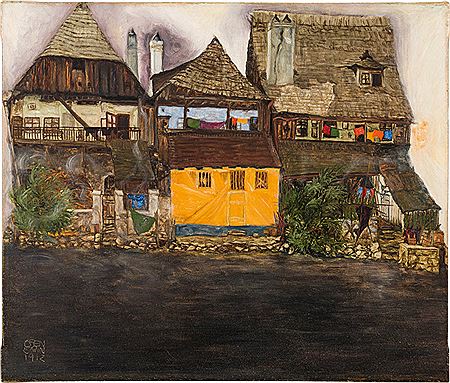 Houses in Krumau, 1912