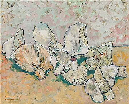Still life with mushrooms, 1929