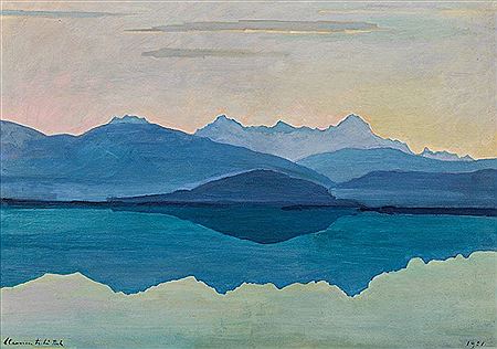 Lake Wörth with the Mittagskogel, 1951
