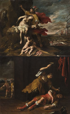 Perseus and Andromeda and Jael killing Sisera (2)