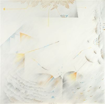 "Paesaggio" 1982 by Tullio Pericoli - Auction record, sale price, and art valuation. Compare with similar artists and explore comparable artworks.